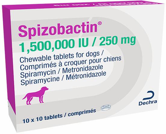 1,500,000 IU / 250 mg chewable tablets for dogs