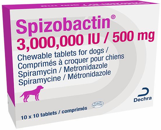 3,000,000 IU / 500 mg chewable tablets for dogs