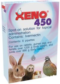 450 Spot-on solution for topical administration